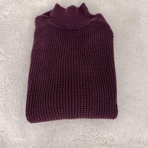 2 for $10!!! Wine color  turtleneck sweater